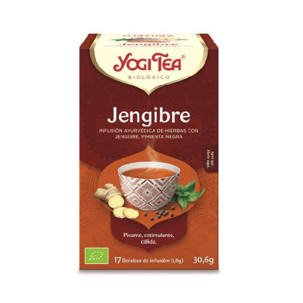 Yogi Tea Gengibre Bio 17 Saquetas
