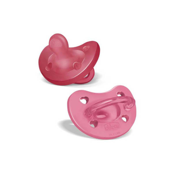 Chicco Chupeta 73086110000 Physio Soft Rosa 16-36m X2