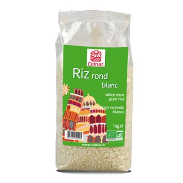 Celnat Bio Arroz Redondo Branco 1Kg