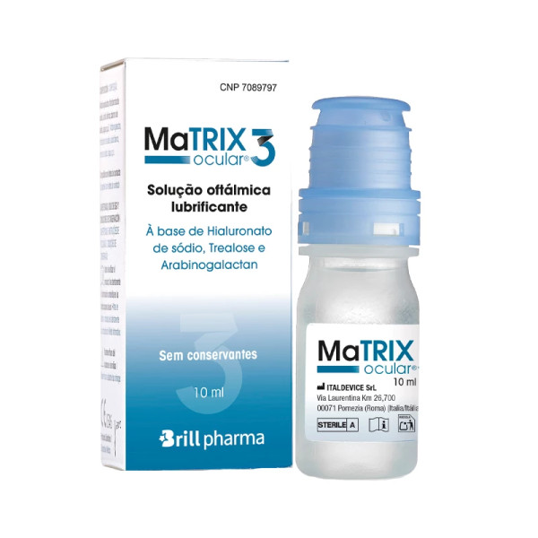 Matrix Ocular 3 Solução Oftalmica Lubrificante 10ml