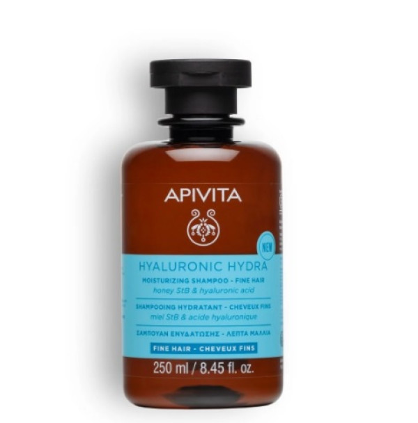 Apivita Hyaluronic Hydra Champo Cabelo Fino 250ml