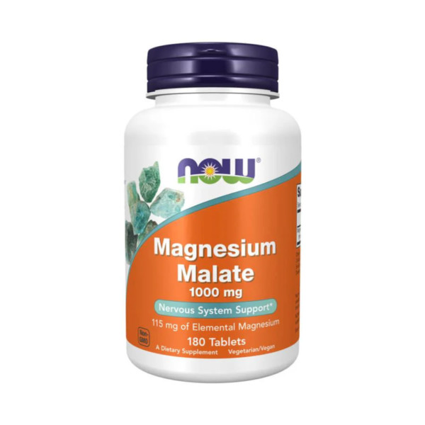 Now Magnesium Malate 1000Mg 180 Comp