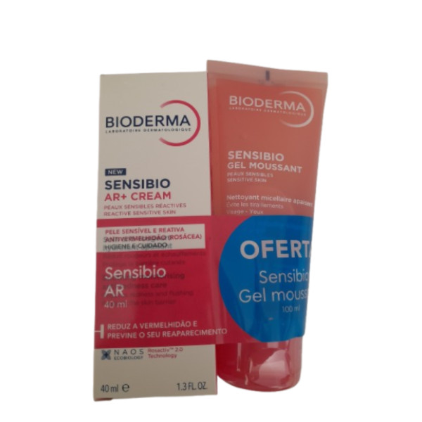 Sensibio Bioderma Ar 40ml  Oferta Gel Moussant 100ml