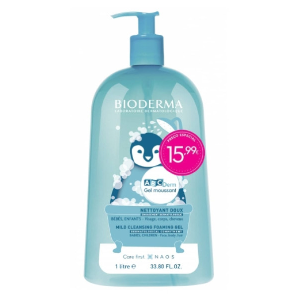 Abcderm Bioderm Gel Moussant 1L Preco Especial