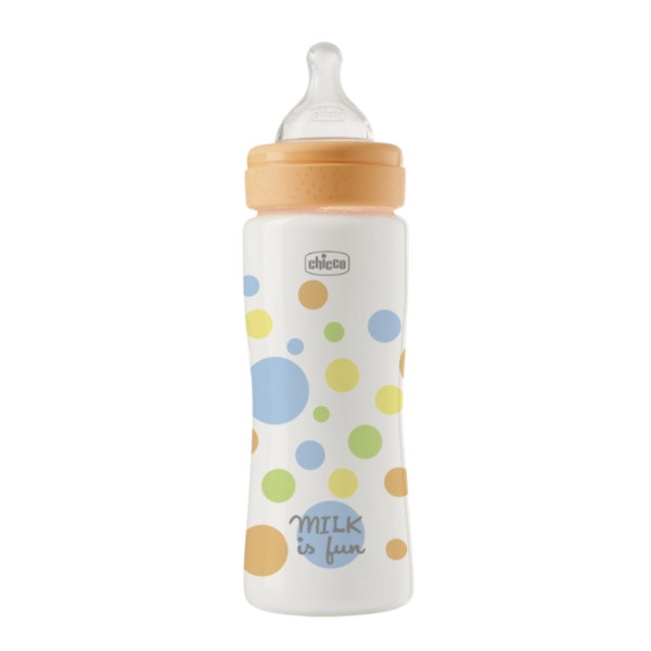 Chicco Perfect Easy Biberão Laranja 330ml