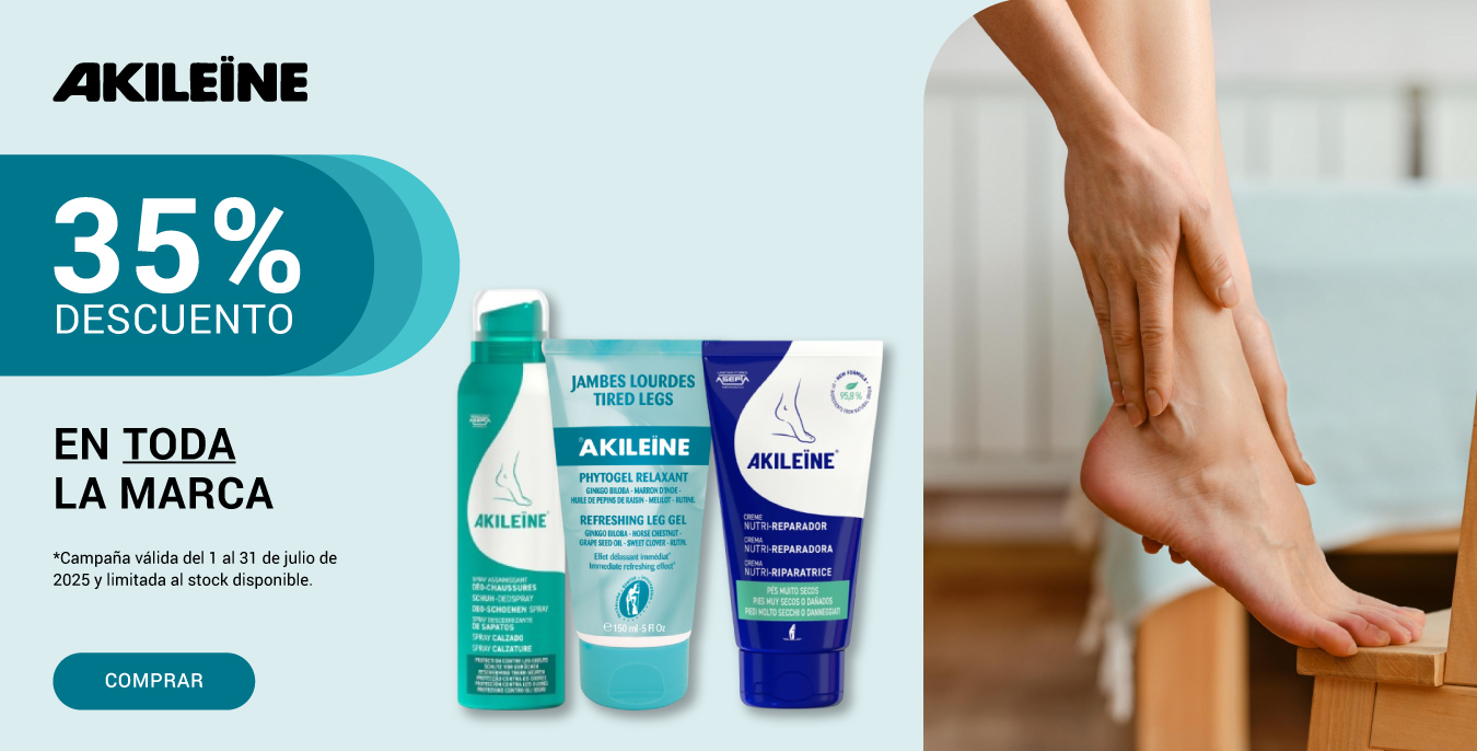 Descuento Akileine de 35% de 01 a 31/07