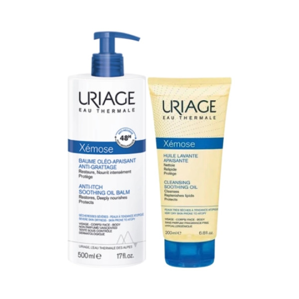 Uriage Xemose Bálsamo Óleo Apaziguante  500ml Oferta Xemose Oleo Lavante 200ml