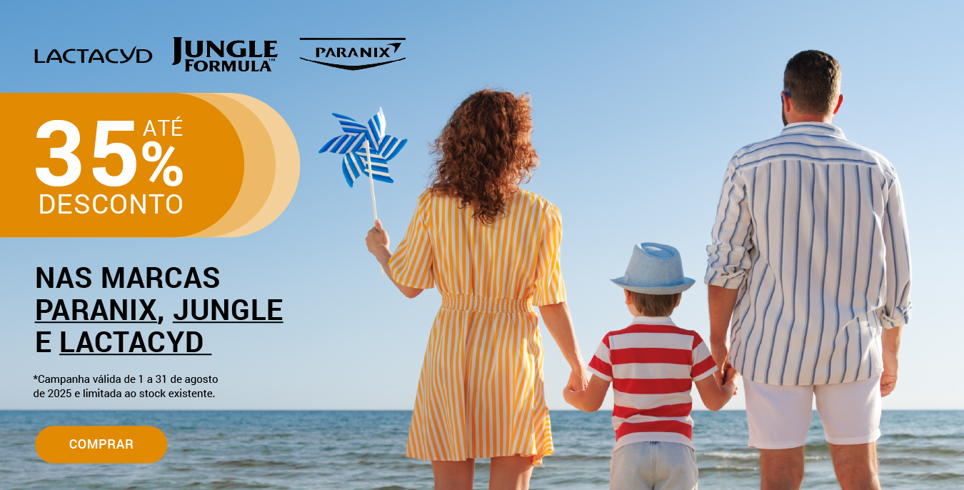 paranix jungle e lactacyd 35% desconto 1 a 31 agosto 2025