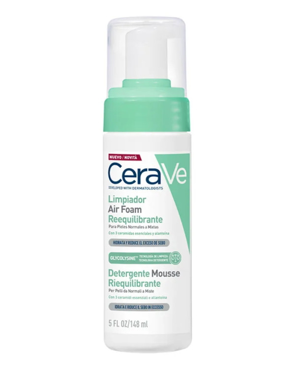 Cerave Air Foam de Limpeza Reequilibrante 148Ml
