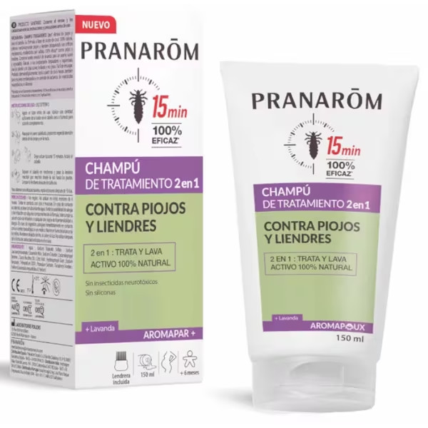 Pranarom Aromapar+ Champoo Tratamento 2 em 1 + Pente