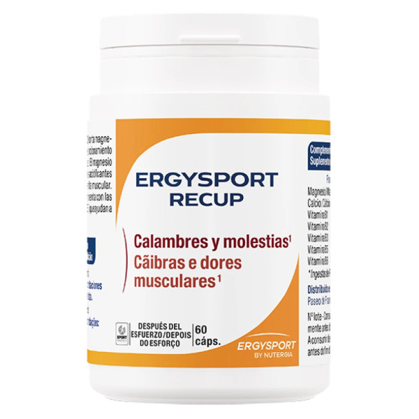 Ergysport Recup - Cãibras e dores musculares Caps X60