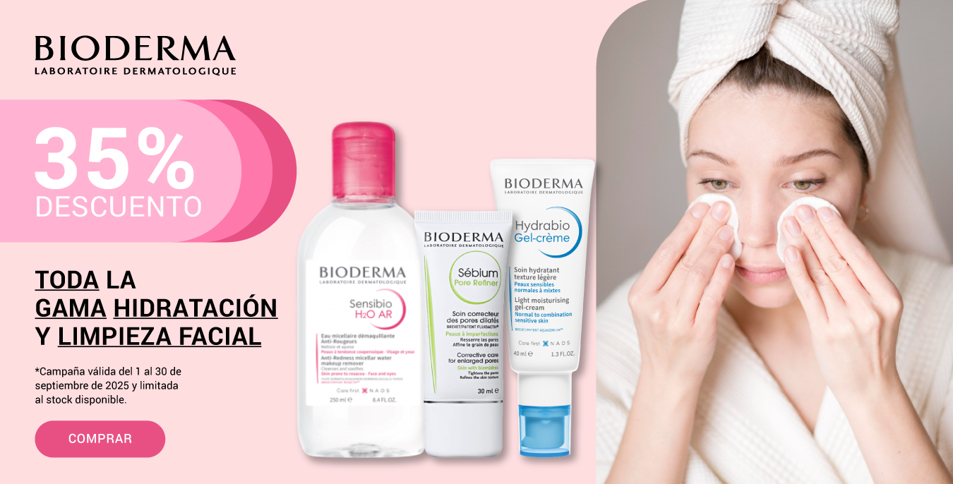 bioderma hidratação e limpeza 35% desconto 1 a 30 setembro 2025
