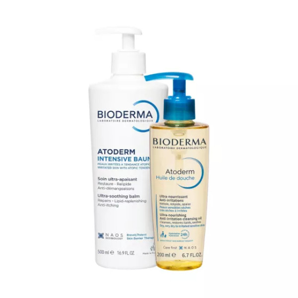 Atoderm Bioderma Intensive Baume 500 ml + Aceite de baño 200 ml