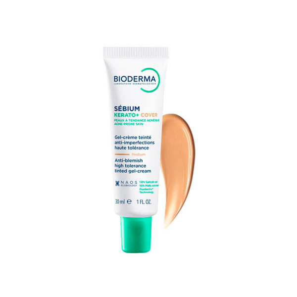 Bioderma Sebium Kerato + Cover Gel Creme 30Ml