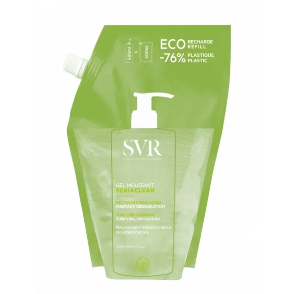 Svr Sebiaclear Gel Moussant Refill 400Ml