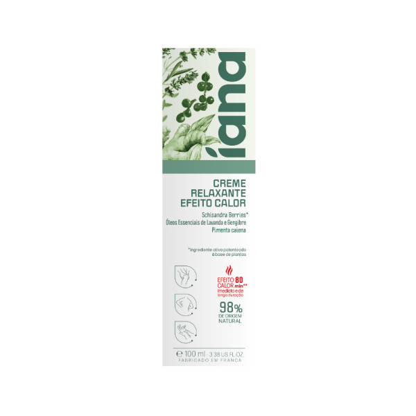 Iana Creme Relaxante Efeito Calor 100Ml