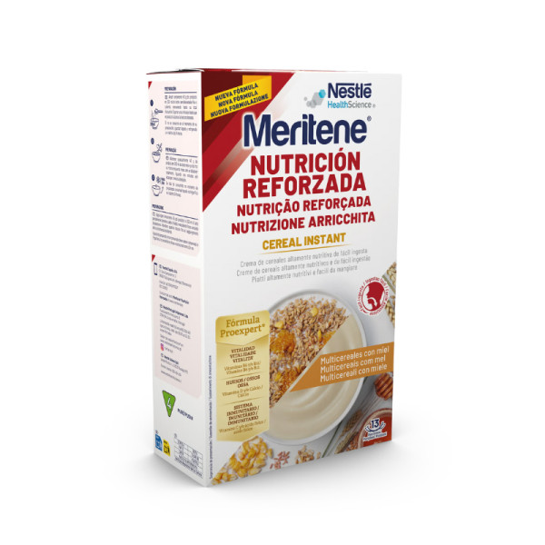 Meritene Cereal Instantantâneo Multicereais com Mel 520g