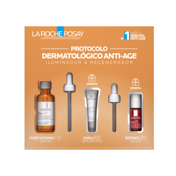 La Roche Posay Coffret 2025 - Sérum de vitamina C12 pura, iluminador y regenerador