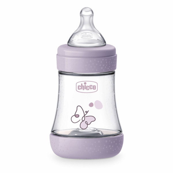 Chicco biberão Perfect 5 - Fluxo Lento - 150 ml - Rosa Chicco biberão Perfect 5 - Fluxo Lento - 150 ml - Rosa