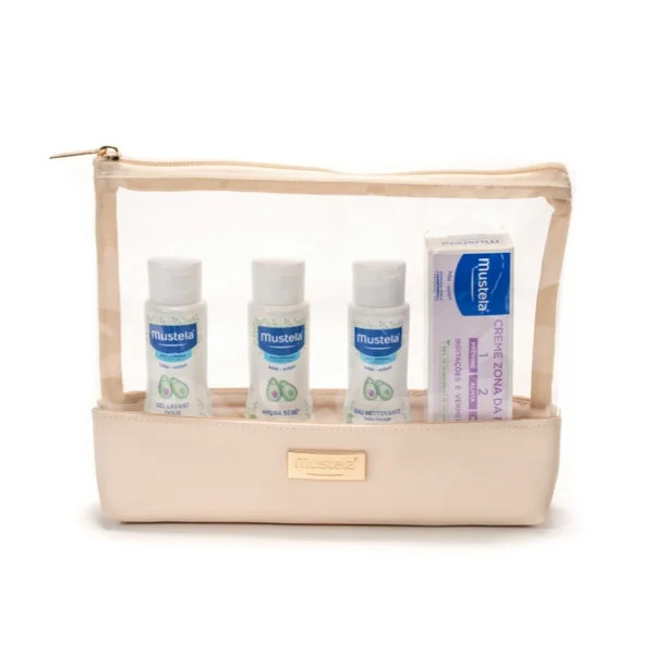 Mustela Kit Bolsa Indispensáveis Bebé Bege Mustela Kit Bolsa Indispensáveis Bebé Bege