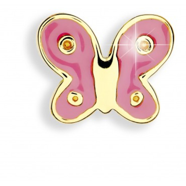 Biojoux Brinco Borboleta Rosa - BJT710