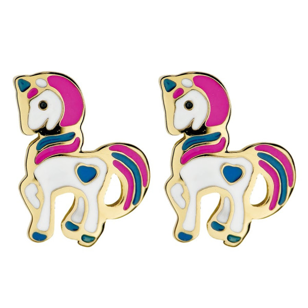 Biojoux Brinco Unicórnio Bebé - BJT704