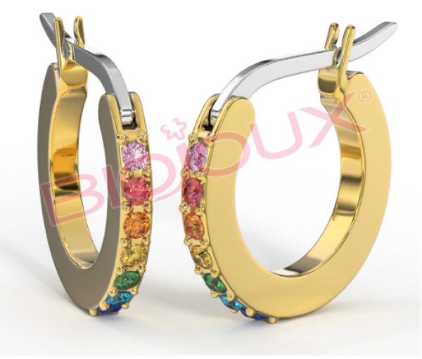 Biojoux Brinco Argola Colorida BJT726