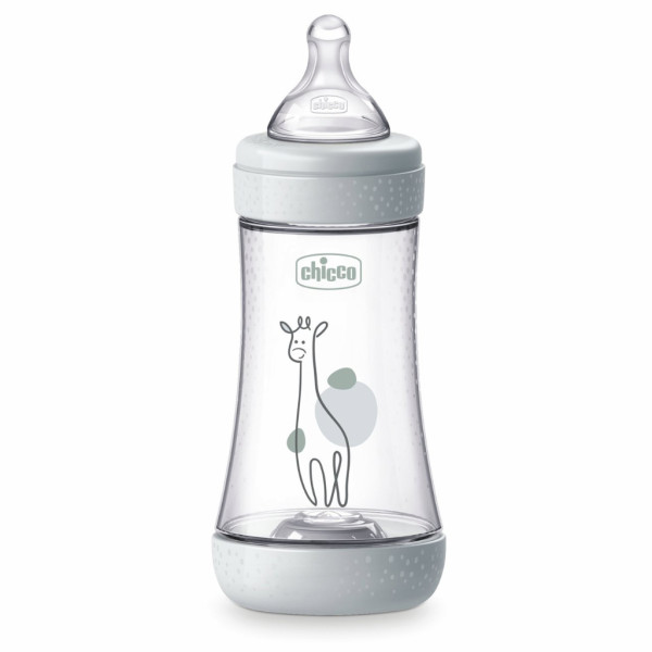 Chicco Biberão Perfect 5 - Fluxo Médio - 240ml - Neutro Chicco Biberão Perfect 5 - Fluxo Médio - 240ml - Neutro