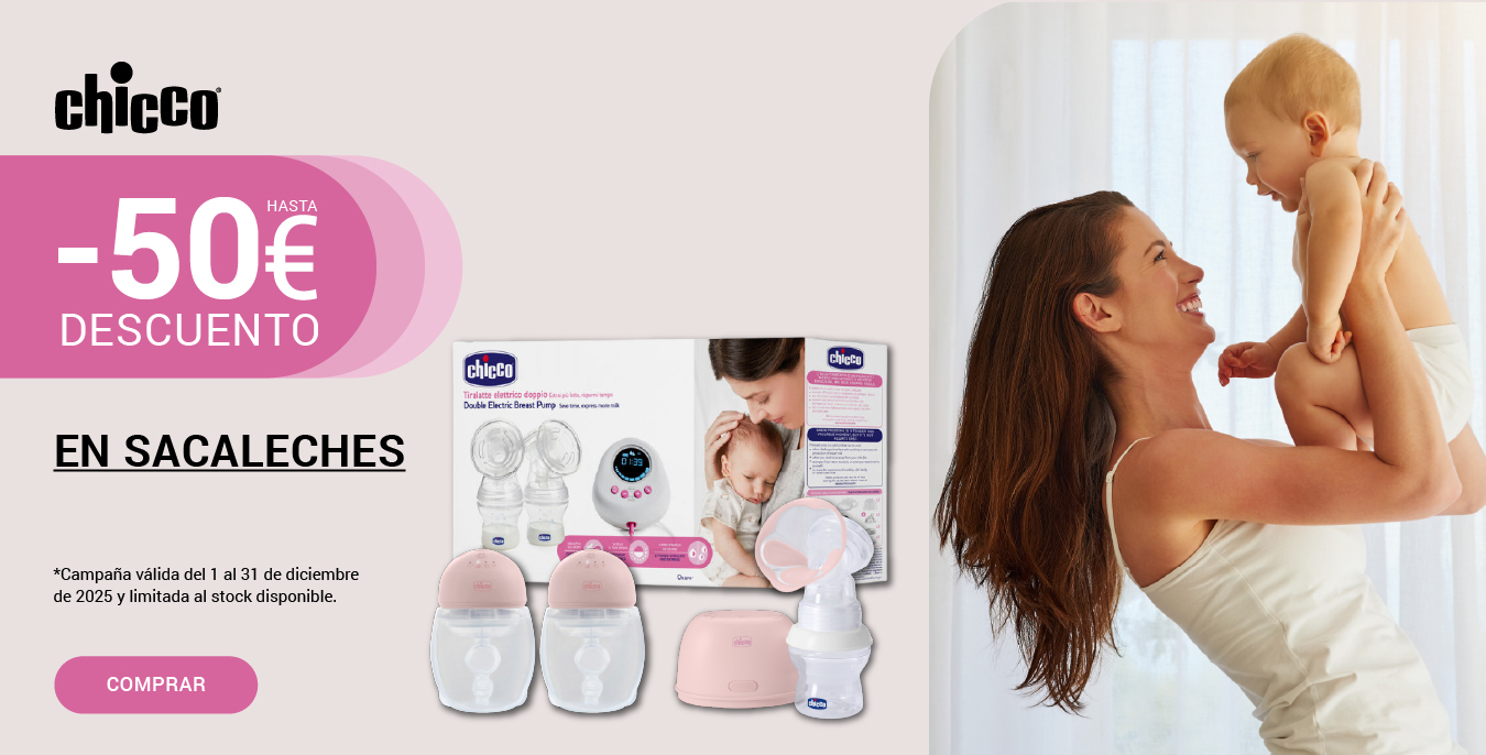 Chicco Bombas até 50€ de 02 a 31 de dezembro