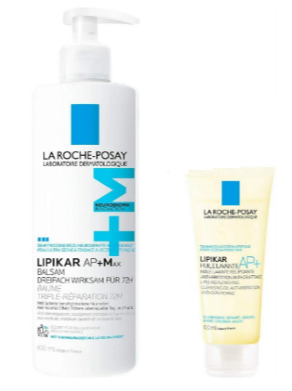 La Roche Posay - Lipikar Baume AP+Max 400g + Oleo Lavante 100ml