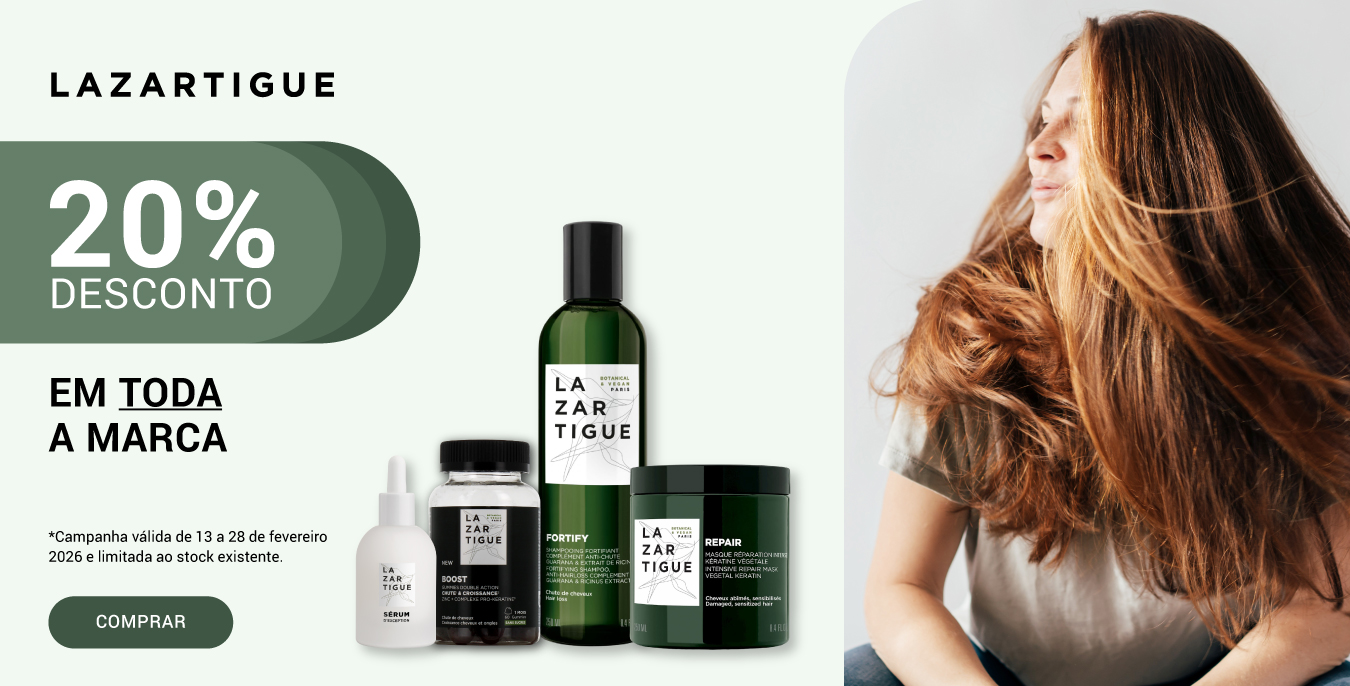 Lazartigue 20% 13 fev a 28 fev 2026