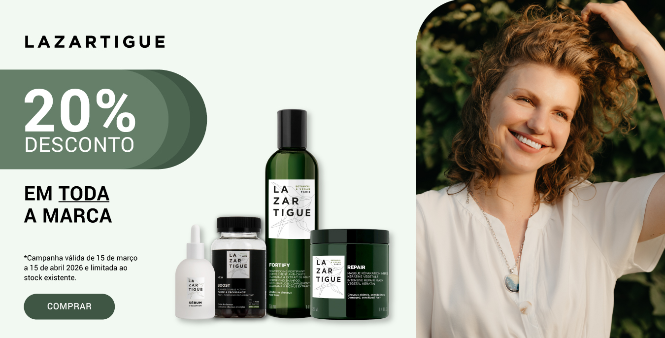 Lazartigue 20% 15 marco a 15 abril