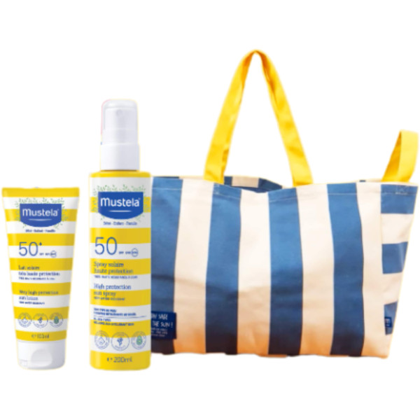 Mustela Solar - Leite Solar FPS50 + Spray Solar SFP50 + Oferta de saco Mustela Solar - Leite Solar FPS50 + Spray Solar SFP50 + Oferta de saco