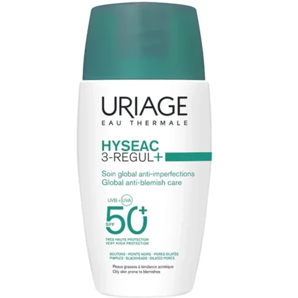 Uriage Hyseac 3-Regul+ SPF50+ - Cuidado global anti imperfeições 50ml
