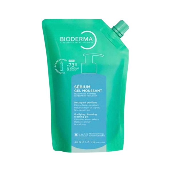 Sebium Bioderma Gel Moussant Ecorefill 400ml
