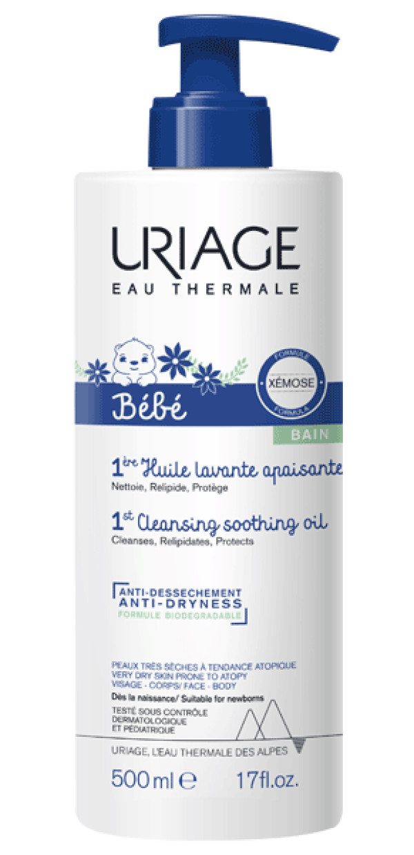 Uriage Bebe Xemose C8 1º Óleo Lavante 500ml