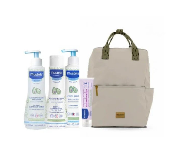 Mustela Bebé Mala Da Maternidade Higiene E Cuidado Do Bebé - Verde