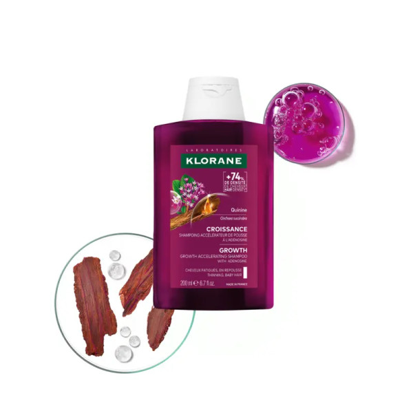 Klorane Capilar - Quinina Champô Acelerador do Crescimento 400ml