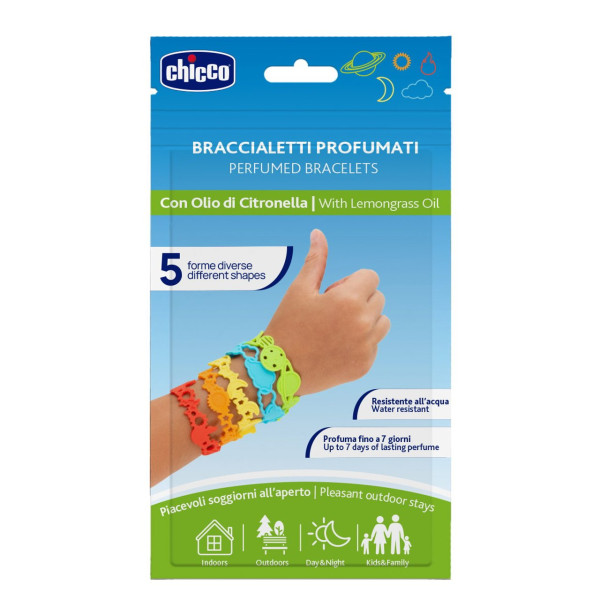 Chicco Natural Pulseira Perfumada Citronela x5