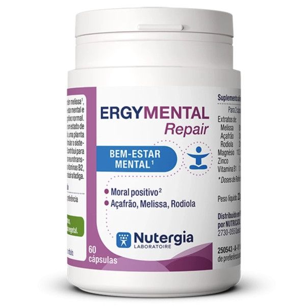 Ergymental Repair - Bem estar mental - 60 caps