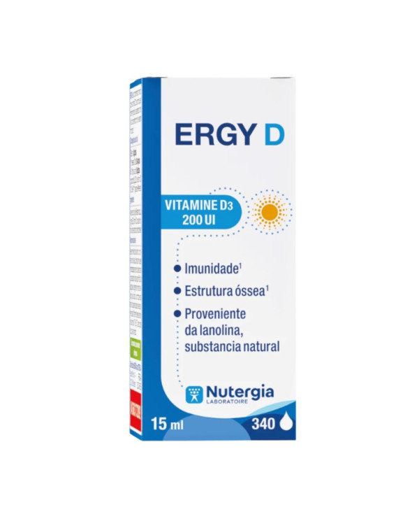 Ergy D - Vitamina D, Imunidade - 15ml