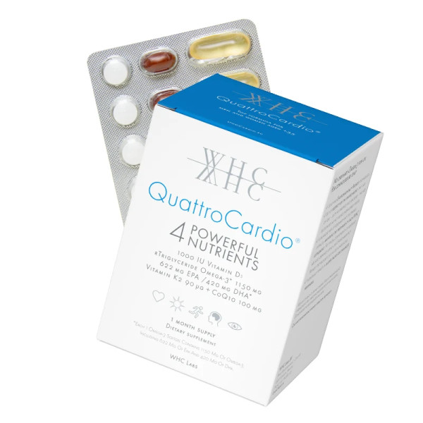 Whc Quattro Cardio - Suplemento Alimentar para Adultos - 30caps