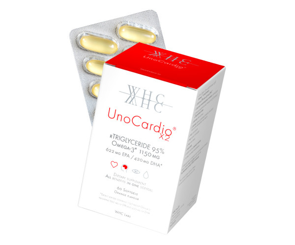 Whc Unocardio X2- Suplemento Alimentar Ômega - 60 Caps