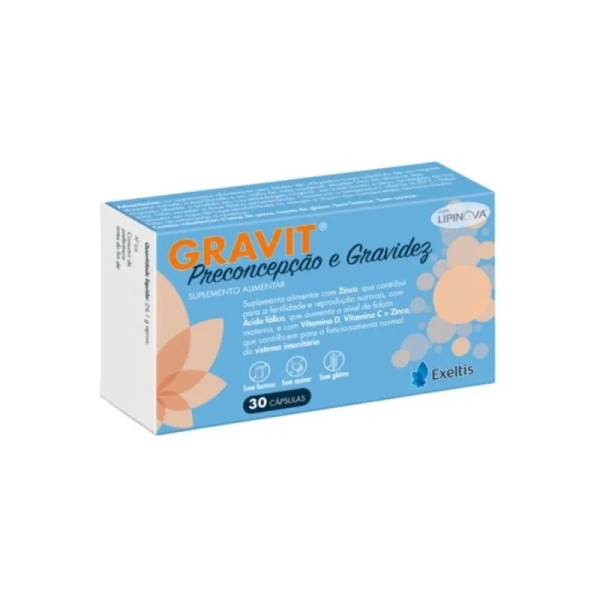 Gravit Preconcepção E Gravidez Caps X30