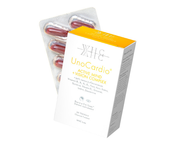 Whc Unocardio Active Mind - Saúde Ocular - 30 caps