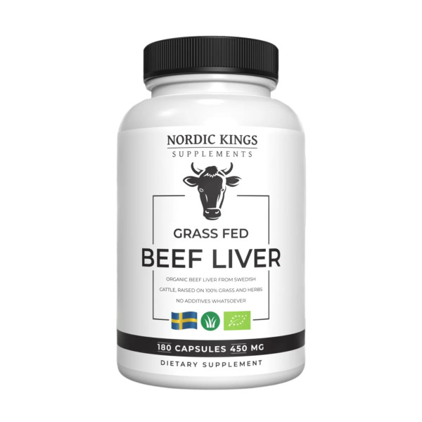 Nordic Kings Beef Liver - Sistema Imunitário - 180 caps