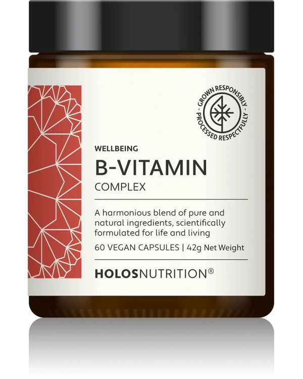 Holos Nutrition B-Vitamin - Stress e Fadiga - 60 caps