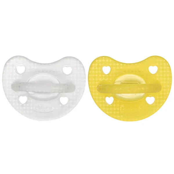 Chicco Chupeta - Luxe (2-6m) Neutra e Amarela (2x)