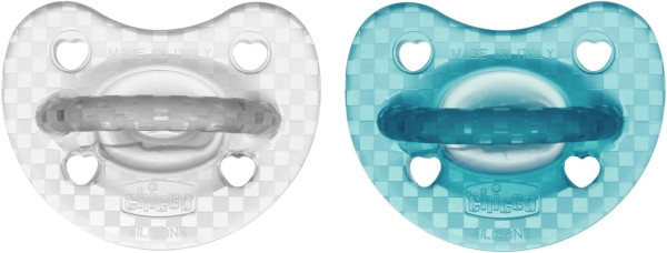 Chicco Chupeta - Luxe (16-36m) Neutra e Azul (2x)