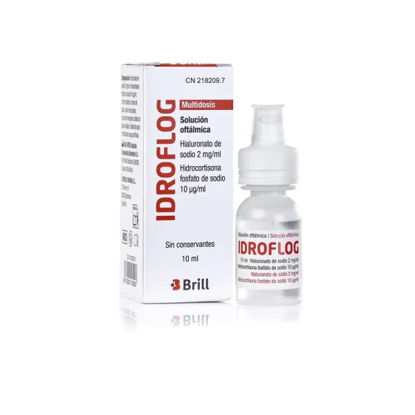 Idroflog - Solução Oftálmica - Antiinflamatório - 10ml